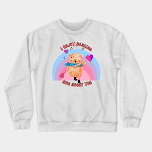 Watercolor Funny Bear Dancing T-Shirt Mug Coffee Mug Crewneck Sweatshirt